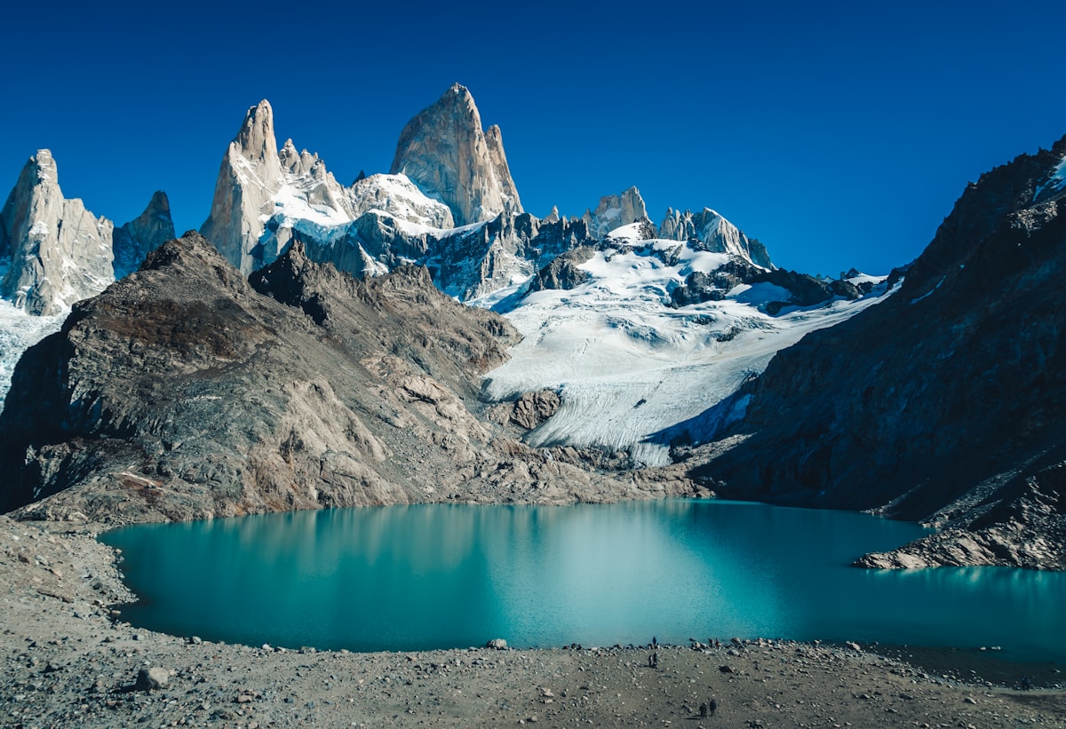 Fitz Roy massif and Laguna de los Tres, Patagonia Argentina in summer