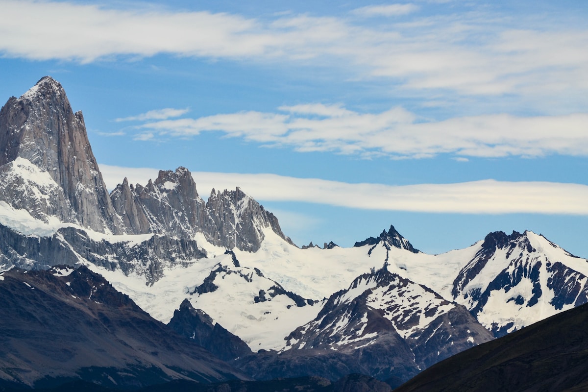 Mount Fitz Roy reflected in the glacial waters of Laguna de los Tres, El Chaltén